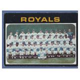 1971 Topps High #742 Kansas City Royals Team Card