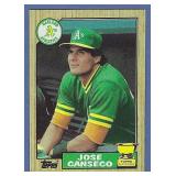 High Grade 1987 Topps #620 Jose Canseco Oakland As