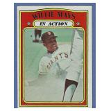 Sharp 1972 Topps #50 Willie Mays IA SF Giants