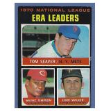 1971 Topps #68 ERA Leaders Tom Seaver