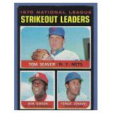 1971 Topps #72 K Ldrs Tom Seaver Bob Gibson
