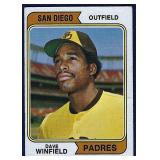 1974 Topps #456 Dave Winfield RC San Diego Padres
