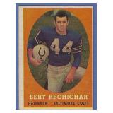 1958 Topps #74 Bert Rechichar Baltimore Colts