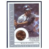 2003 Topps Gallery HOF Relics Willie Mays Penny