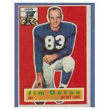 Nice 1956 Topps #80 Jim Doran Detroit Lions