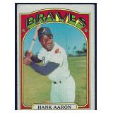 1972 Topps #299 Hank Aaron Atlanta Braves