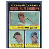 High Grade 1971 Topps #65 HR Ldrs Yaz Killebrew