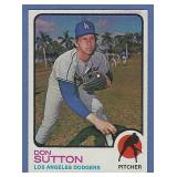 1973 Topps #10 Don Sutton Los Angeles Dodgers