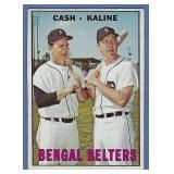 1967 Topps #216 Al Kaline Norm Cash Bengal Belters