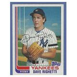 Sharp 1982 Topps #439 Dave Righetti RC NY Yankees