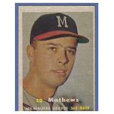 1957 Topps #250 Ed Mathews Milwaukee Braves
