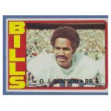 1972 Topps #160 OJ Simpson Buffalo Bills