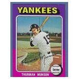 High Grade 1975 Topps #20 Thurman Munson Yankees