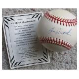 Lenny Dykstra Signed ONL Baseball Phillies Mets