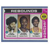 1974-75 Topps #211 Rebound Ldrs Artis Gilmore