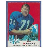 1969 Topps #123 Alex Karras Detroit Lions