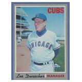 1970 Topps #291 Leo Durocher Chicago Cubs