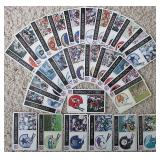 Lot Of (28) 1976 NFL Popsicle Football Team Cards