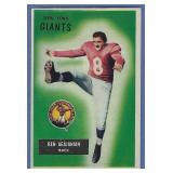 High Grade 1955 Bowman #68 Ben Agajanian NY Giants