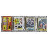 1987 Topps Baseball Rack Pack w/ Bo Jackson RC Top