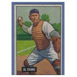 Nice 1951 Bowman #38 Al Evans Boston Red Sox