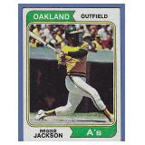 1974 Topps #130 Reggie Jackson Oakland Athletics