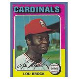 1975 Topps #540 Lou Brock St. Louis Cardinals