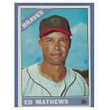 1966 Topps #200 Ed Mathews Atlanta Braves
