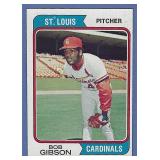 Sharp 1974 Topps 350 Bob Gibson St Louis Cardinals