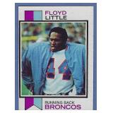 High Grade 1973 Topps #289 Floyd Little Broncos
