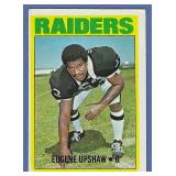1972 Topps #186 Gene Upshaw RC Oakland Raiders