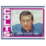 1972 Topps #165 John Unitas Baltimore Colts