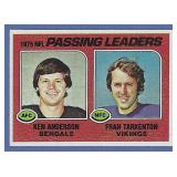Nice 1976 Topps #201 Passing Ldrs Fran Tarkenton