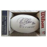 Rocky Bleier Signed & Inscribed Steelers Football