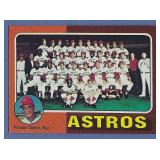 Nice 1975 Topps #487 Houston Astros Team UNCHECKED