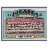 1972 Topps #1 Pittsburgh Pirates Team Card