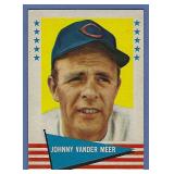 1961 Fleer #147 Johnny Vander Meer Cincinnati Reds