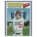 High Grade 1977 Topps #620 Don Sutton LA Dodgers