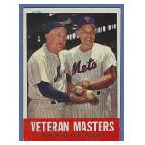 1963 Topps #43 Casey Stengel Veteran Masters