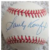 Sandy Koufax Signed ONL Baseball LA Dodgers