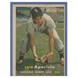 1957 Topps #7 Luis Aparicio 2nd Year White Sox