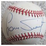 Luis Tiant Signed OAL Baseball Indians Red Sox