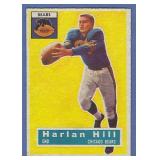 Nice 1956 Topps #59 Harlan Hill Chicago Bears