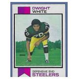 1973 Topps 140 Dwight White RC Pittsburgh Steelers