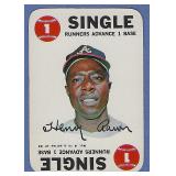 1968 Topps Game Card #4 Hank Aaron Atlanta Braves