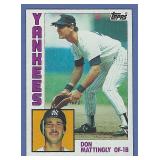 High Grade 1984 Topps #8 Don Mattingly RC Yankees