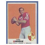 1969 Topps #249 John Brodie San Francisco 49ers