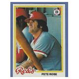 Sharp 1978 Topps #20 Pete Rose Cincinnati Reds