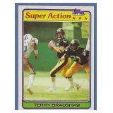 Sharp 1981 Topps #88 Terry Bradshaw SA Steelers