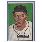 Nice 1951 Bowman #234 Clint Hartung NY Giants